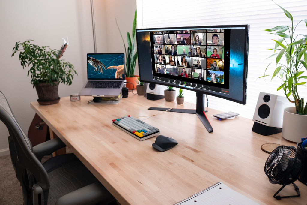 Zoom teleworking